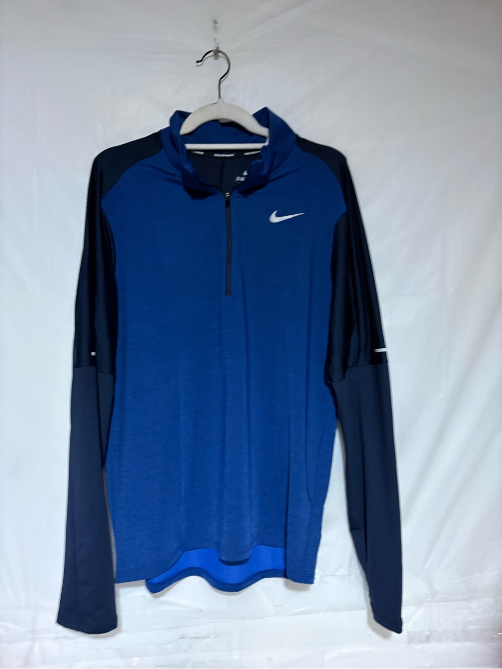 Nike Men’s Royal Blue & Black Half-Zip Training Top